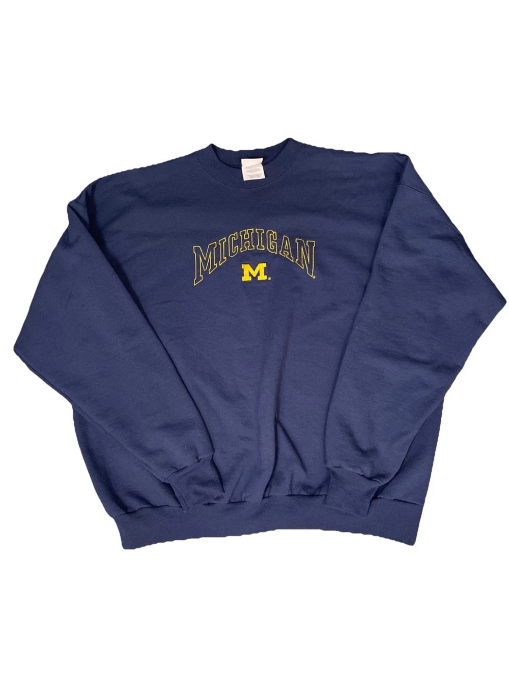 Vintage Sweatshirt Crewneck U Of M University of Michigan embroidered Size XXL